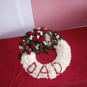 Rest In Peace Dad Memorial Wreath